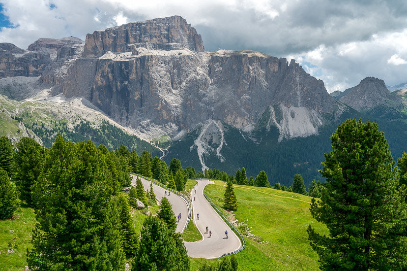 Passo Sella Unique gifts for cyclists, cycling photography by davidt