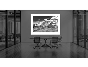 Bulls of the Sella. Passo Sella gifts for cyclists, B&W cycling photography prints by davidt