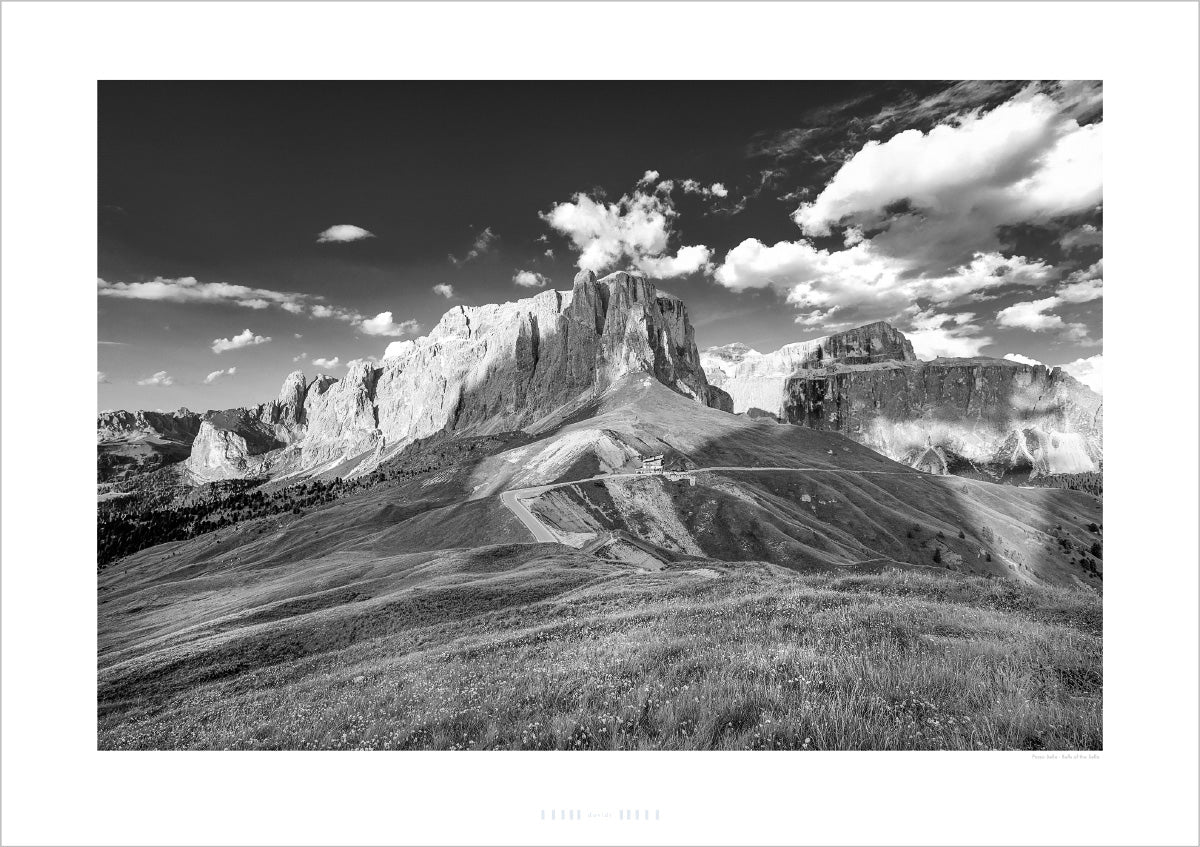 Bulls of the Sella. Passo Sella gifts for cyclists, cycling photography prints by davidt