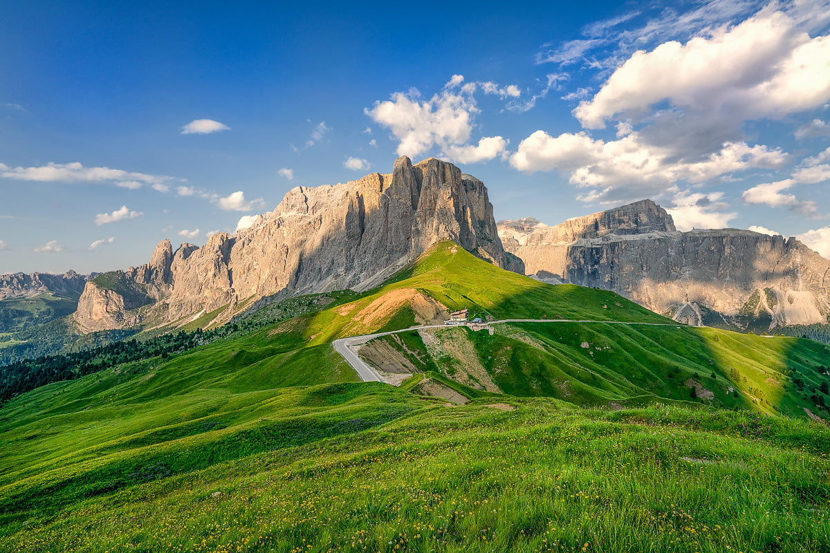 Bulls of the Sella Passo Sella gifts for cyclists. Cycling photography prints by davidt