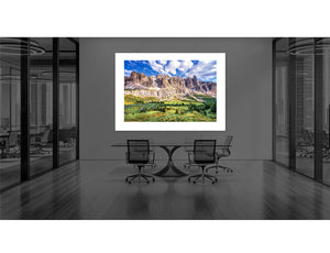 Passo Gardena - The Sellaronda. Cycling office prints, Cycling Art. Unique gifts for cyclists. Cycling decor, Cycling Photography Prints,