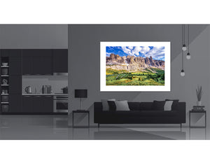 Passo Gardena - The Sellaronda. Cycling prints, Cycling Art. Unique gifts for cyclists. Cycling decor, Cycling Photography Prints