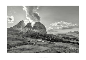Passo Sella The Dolomites - Gifts for Cyclists, Cycling Photography Prints by davidt