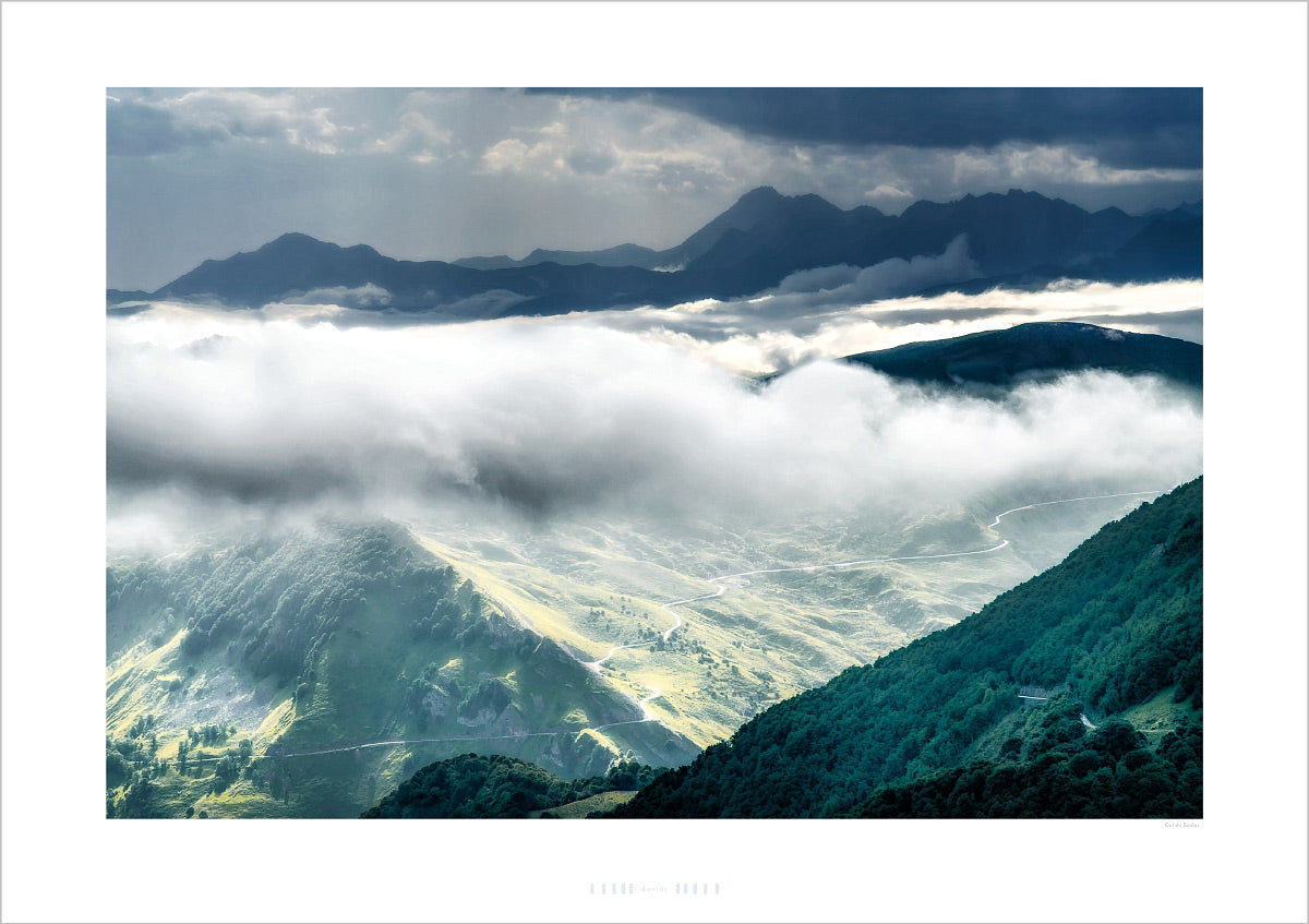 Col du Soulor cycling photography prints of the Pyrenees by davidt