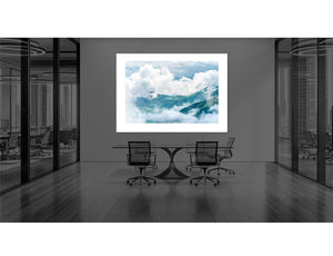 Col du Soulor - Weather Cycling Art. Unique office gifts for cyclists.