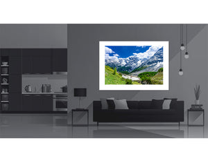 Passo Stelvio Classic Side colour. Cycling Art. Unique gifts for cyclists