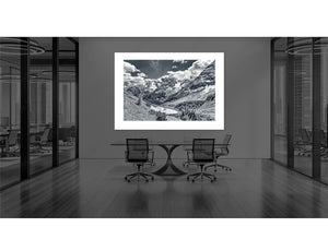 Passo Stelvio - Classic Side - Limited Edition photography duotone prints by davidt art for offices