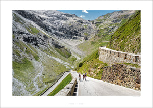 Passo Stelvio Mid Slopes. Cycling Art. Unique gifts for cyclists. Cycling decor, Cycling Photography Prints, Cycling interiors, Luxury Gifts for Cyclists, Photography prints by David Tedman.