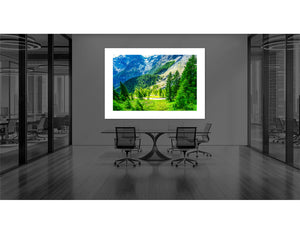 Passo Stelvio - Mountain View - Colour . Cycling photography print by davidt