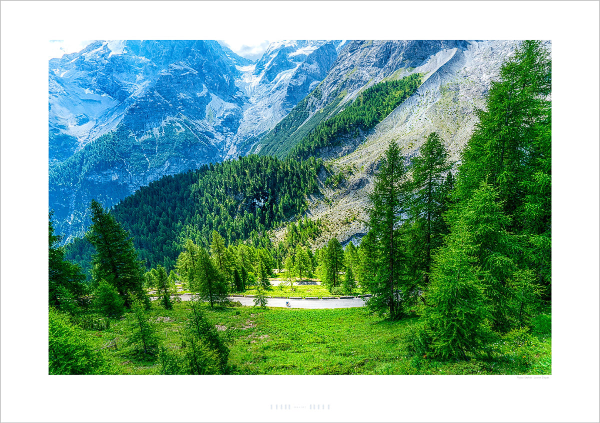 Passo Stelvio - Mountain View colour photography print by davidt