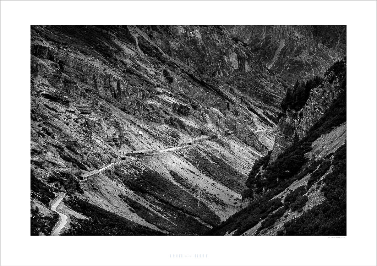 The Road Down to Bormio contains a series of totally unique tunnels
