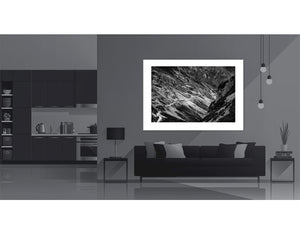 The Road Down to Bormio cycling photography print