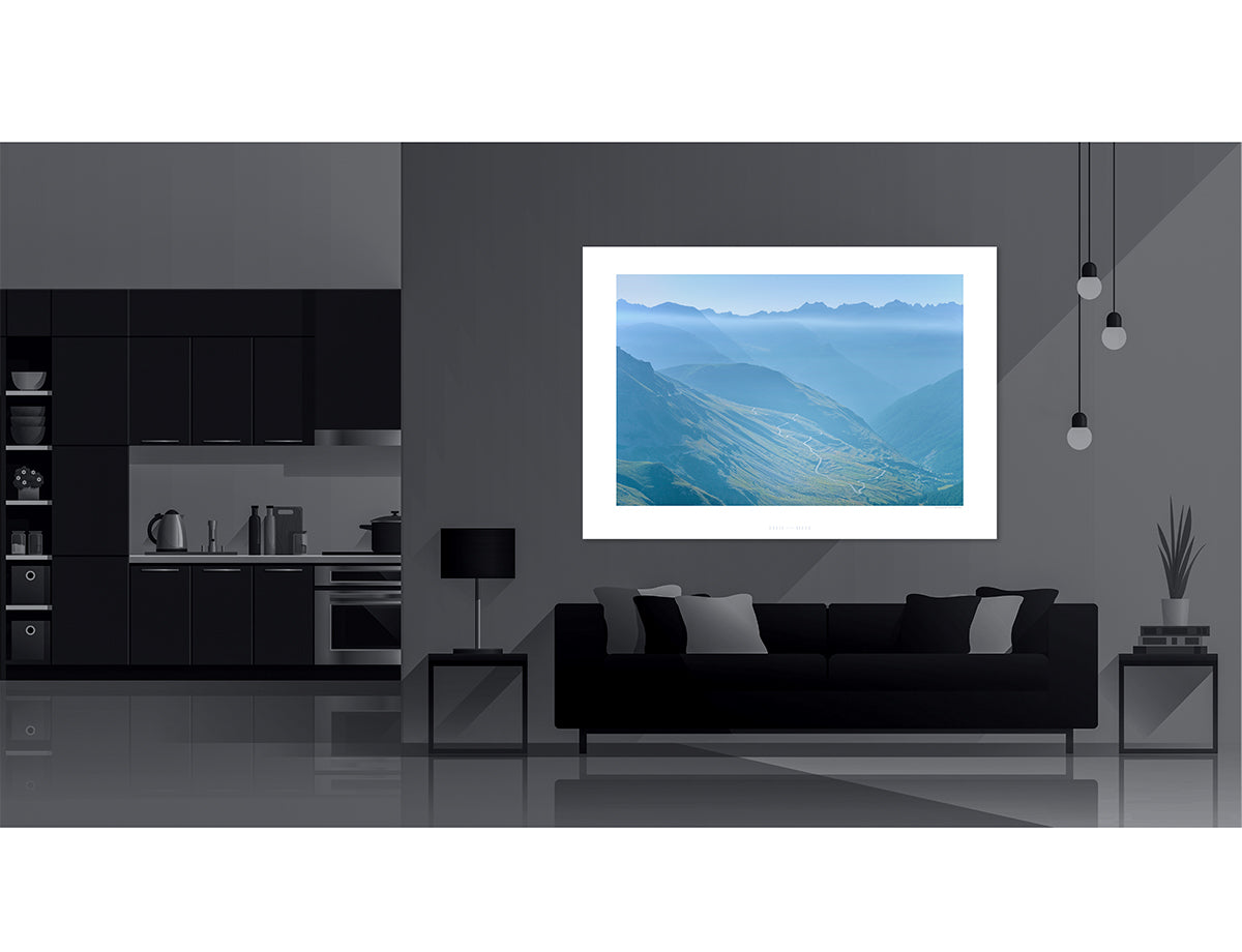 Col de la Bonette In the valley below