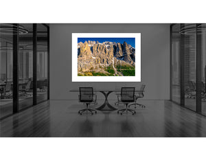 Passo Gardena  The Wall cycling photography prints 