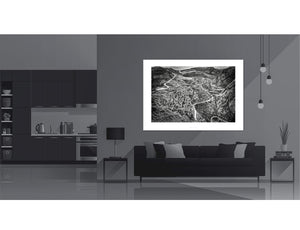 Sa Calobra The Tie Knot - Black and white photography print, Mallorca, Cycling Prints, Cycling Art, Unique Gifts for Cyclists