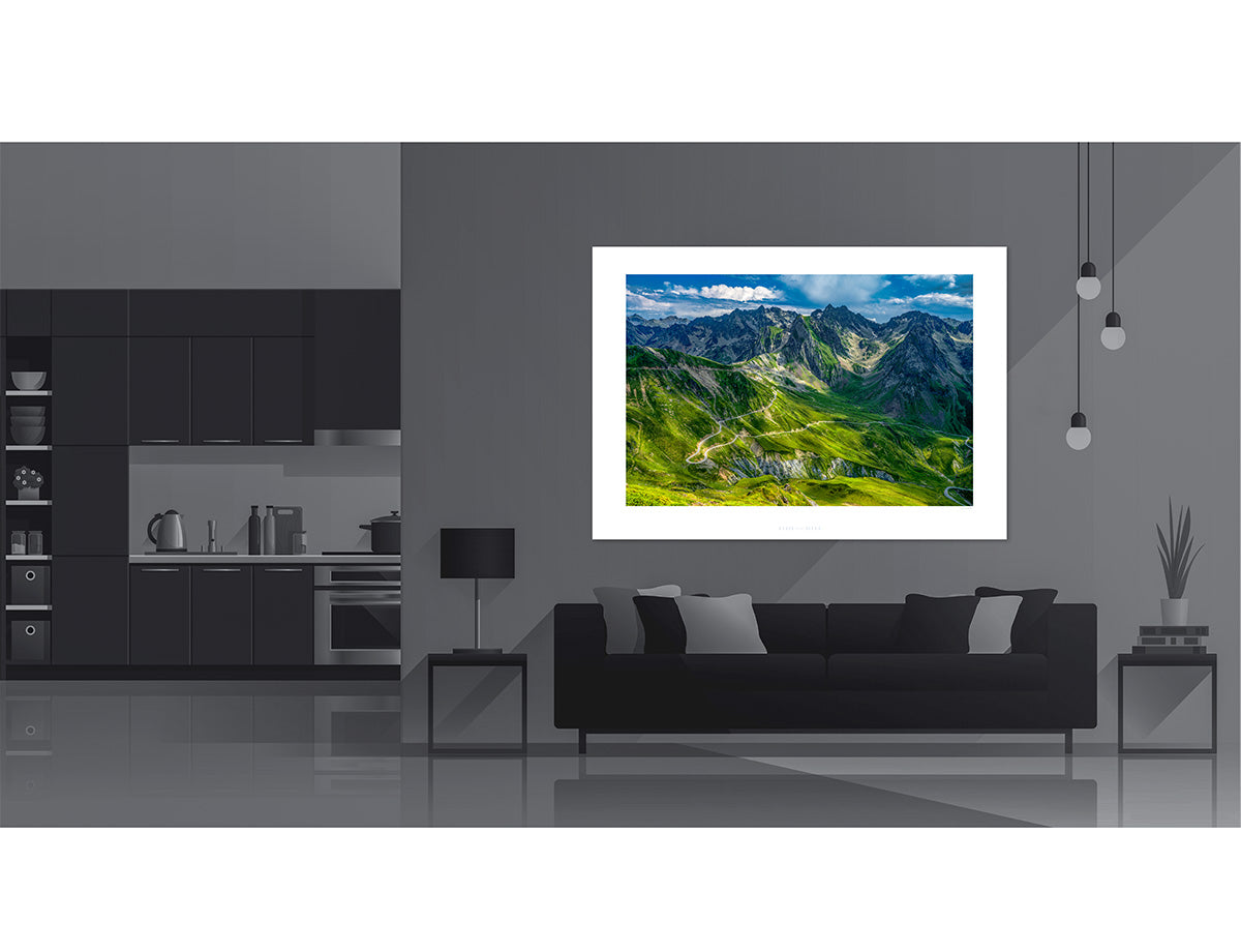 Col du Tourmalet. Cycling prints. One of the Great Cycling Road Climbs fine art cycling phototgraphy prints by davidt.