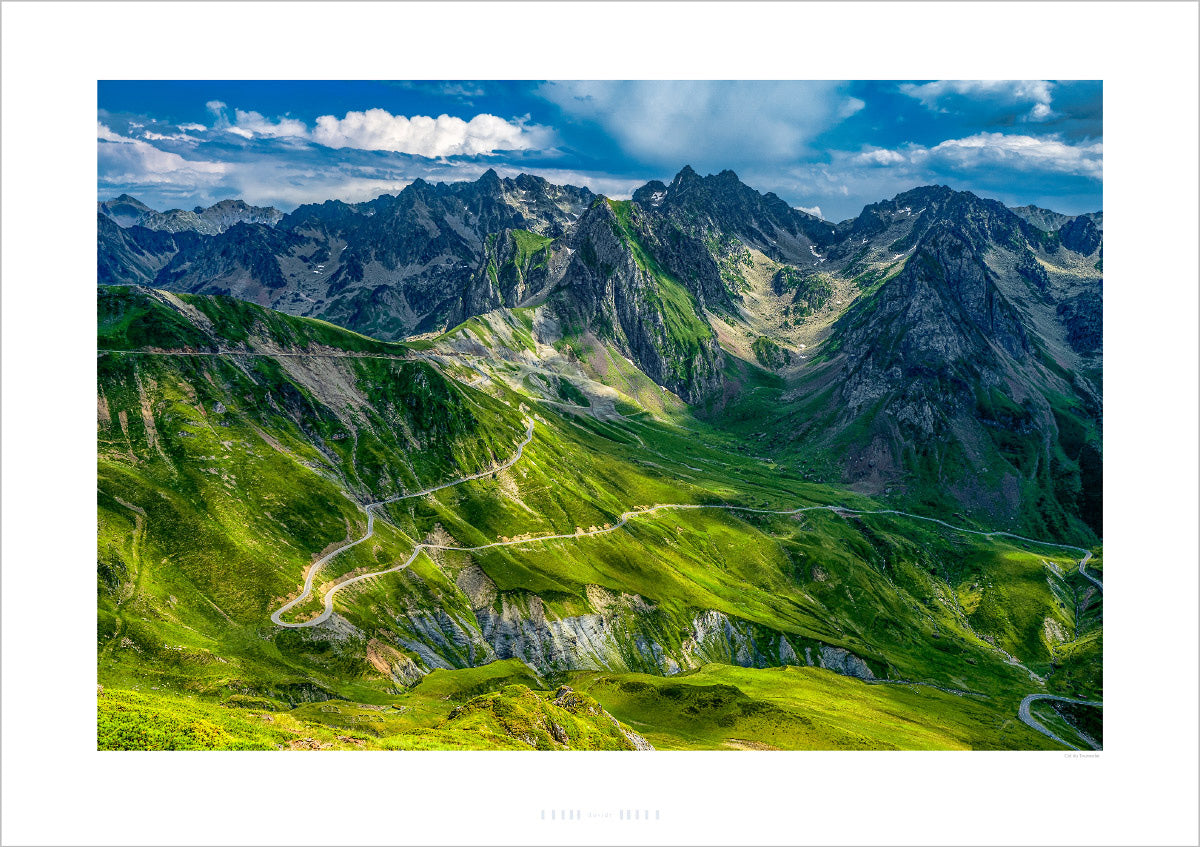 Gifts for Cyclists. Col du Tourmalet. Cycling prints. Cycling Art. Cycling Prints by davidt