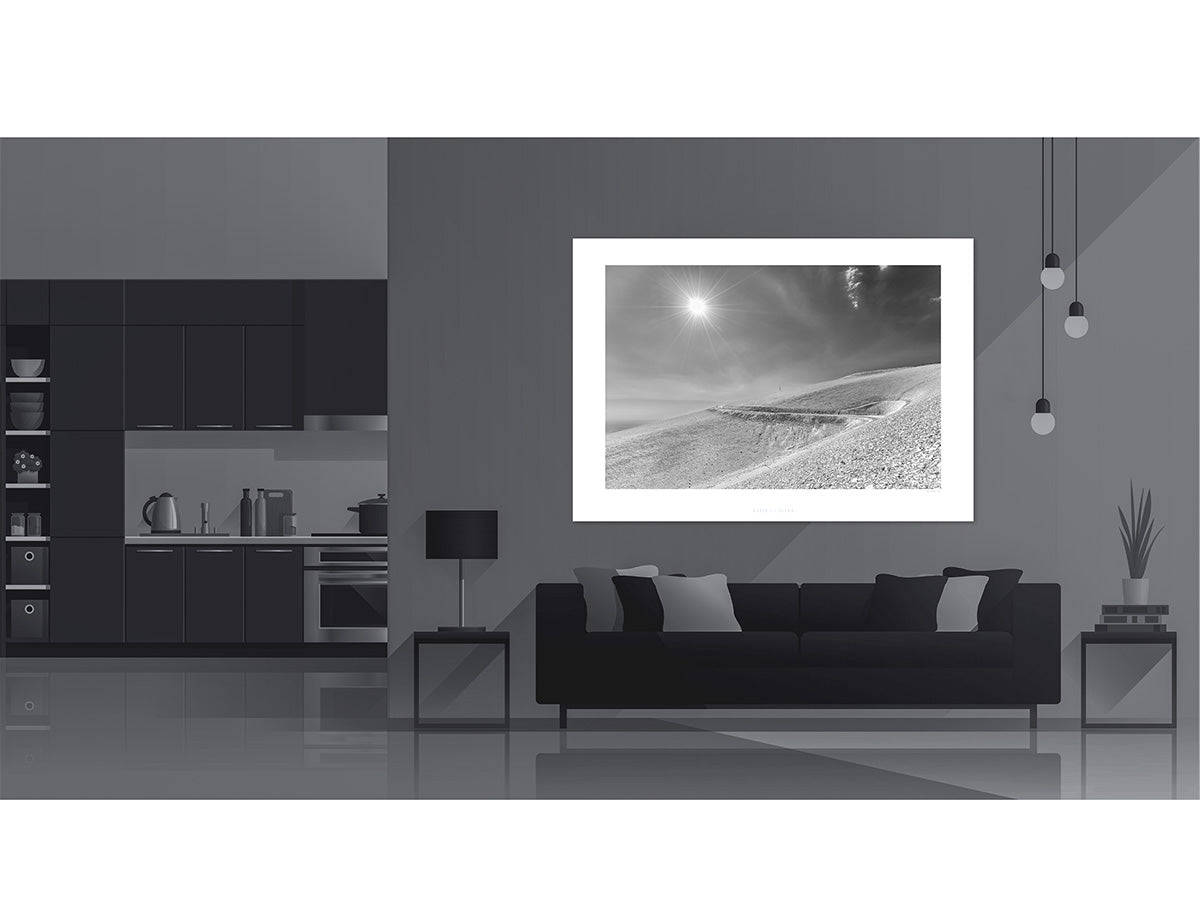 Mont Ventoux B&W. Cycling Art. Unique gifts for cyclists. Cycling Photography Prints, Cycling interiors, Luxury Gifts for Cyclists