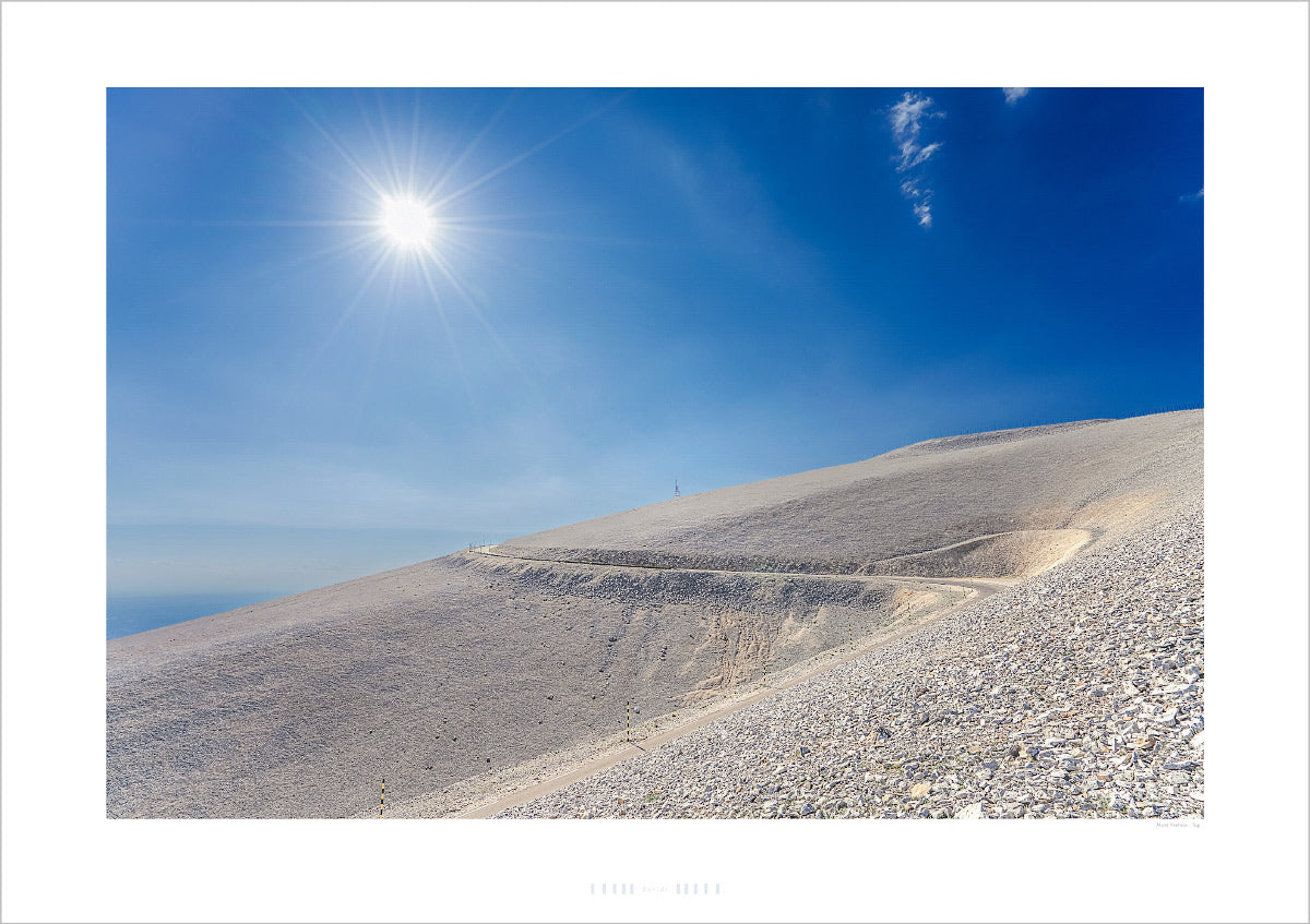 Mont Ventoux cycling photography prints by davidt. The top of Mont Ventoux is a place of beauty.