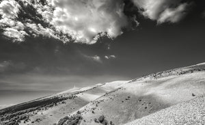 Mont Ventoux Black and white cycling photography prints. Gifts for cyclists by davidt. Cycling art. Cycling prints.