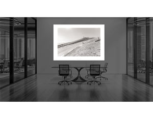 Mont Ventoux - Tom Simpson Memorial. Black and white office photography print by davidt