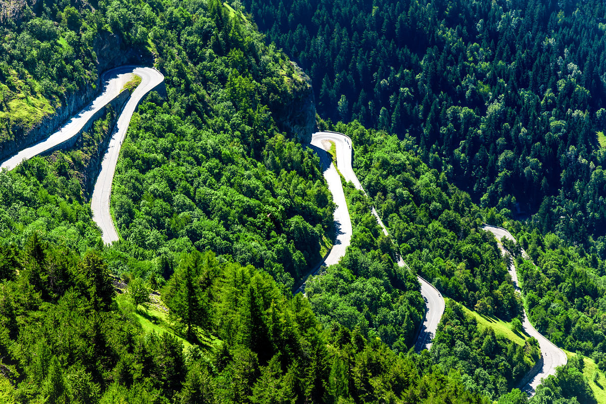 Alpe dHuez Bends. Gifts for cyclists. Cycling art and decor, Cycling interiors, Office prints, Luxury Gifts for Cyclists, Photography prints by David T