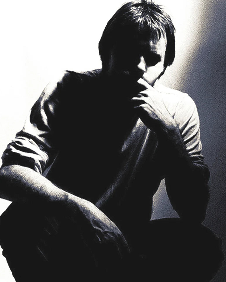 Portrait of davidt black and white