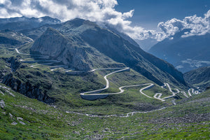 St. Gotthard Pass - Colour Cycling photography prints Gifts for cyclists, unique cycling gifts