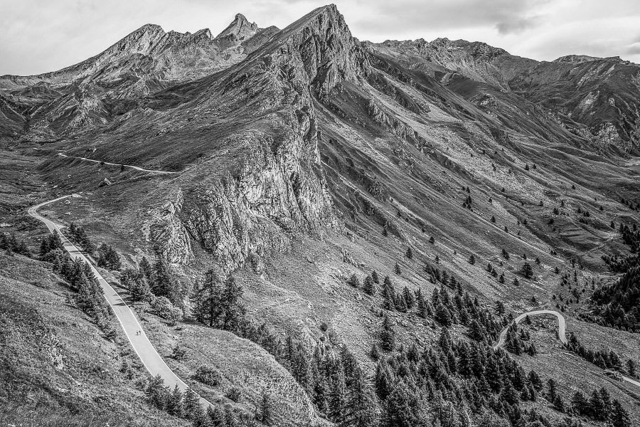 Colle dell'Agnello B&W by davidt Cycling photography landscapes