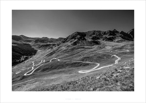 Cycling Prints, Cycling Art. Unique Gifts for Cyclists, Col de la Bonette, Cycling decor, Cycling Photography Prints, Cycling Interiors, Luxury Gifts for Cyclists, Photography Prints by David Tedman