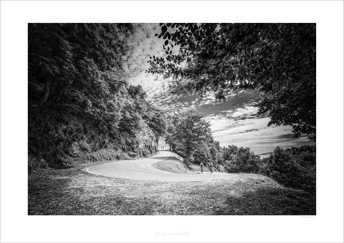 Port de Pailhères - The Pyrenees. One of the Great Cycling Road Climbs Fine Art Cycling Photography by davidt