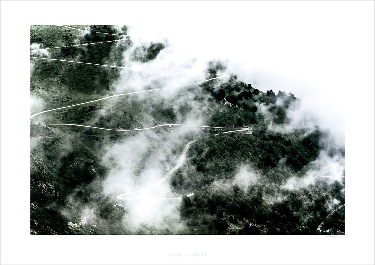 Port de Pailhères - Clouds - Cycling prints by davidt