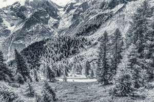 Passo Stelvio - Mountain View - Black and white Limited Edition cycling photography prints by davidt